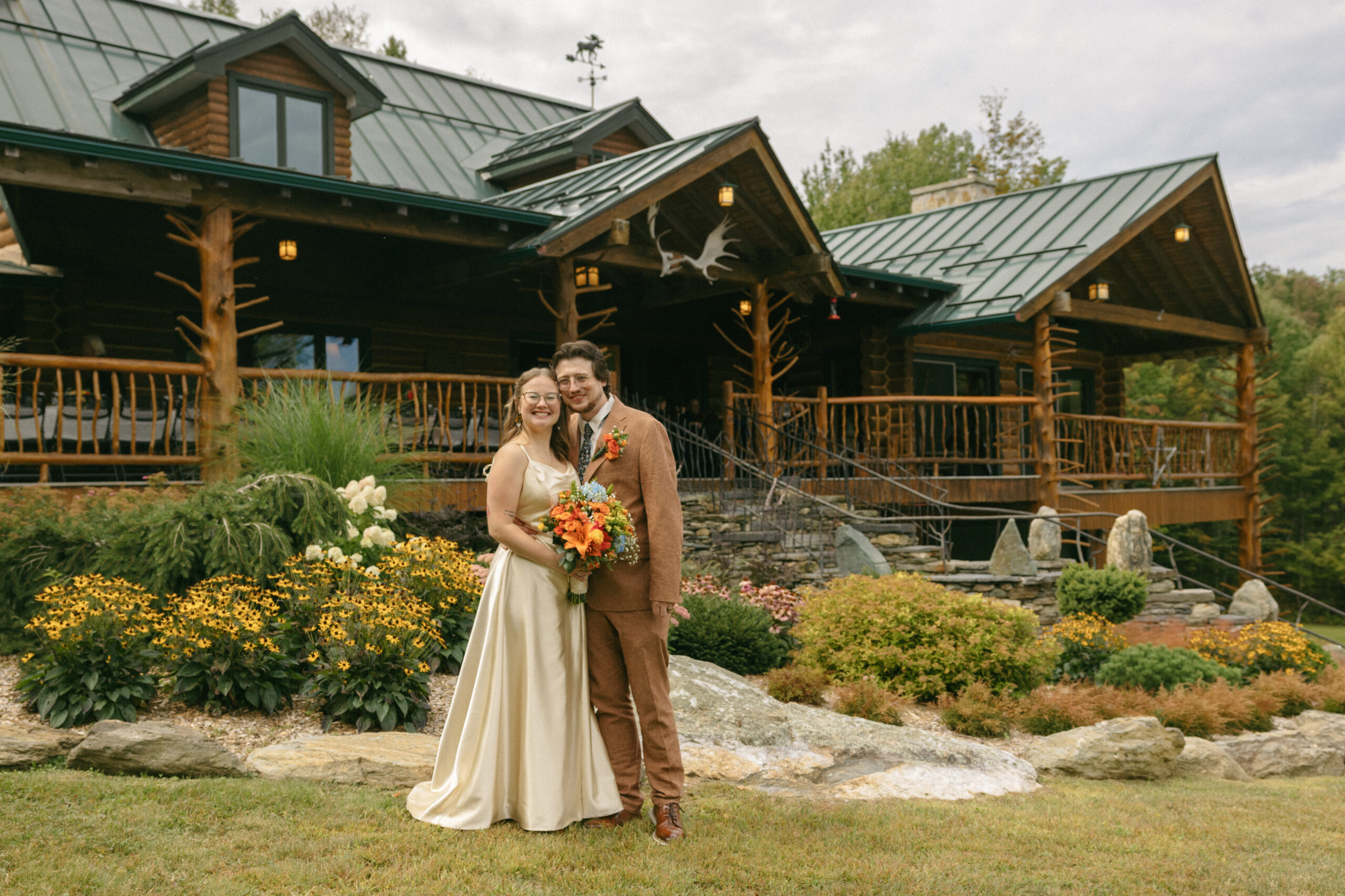 Stowe Vermont Wedding Photographer at The Moose Meadow Lodge