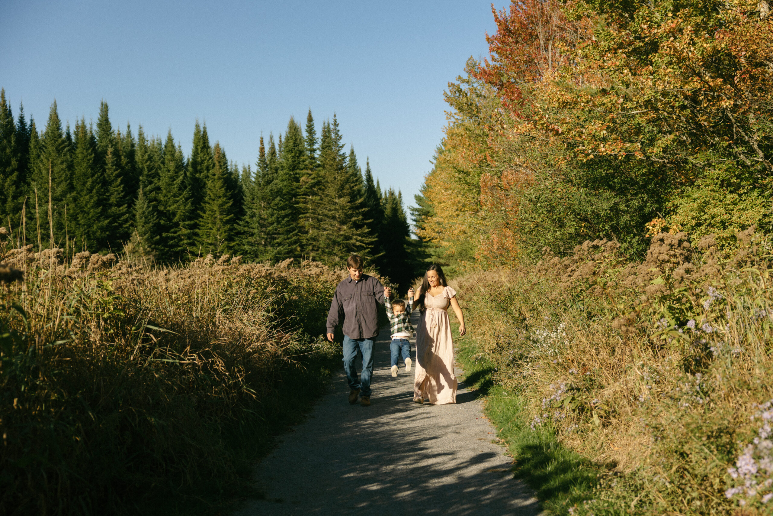 What to wear for family photos in the fall in Vermont